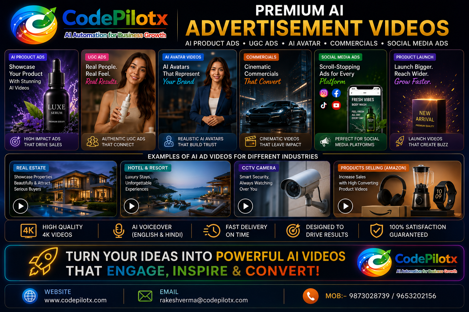 AI Generated Advertisement CodePilotx
